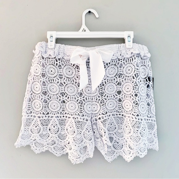 Cynthia Rowley Pants - Cynthia Rowley Crochet Beach Shorts. NWT
